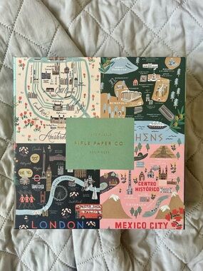 Rifle Paper Co. 500 Pieces Map Puzzle